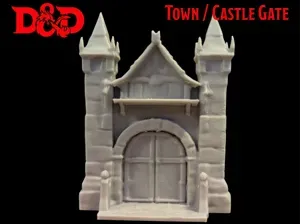 DnD Town / Castle Gate Miniature