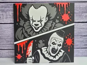 Killer Clowns - Horror HueForge