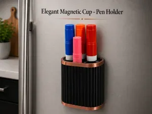 Elegant Magnetic Cup - Pen Holder