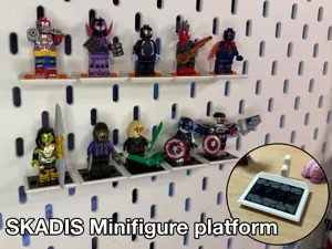 Minifigure Platform for SKADIS