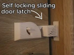 Self Locking Sliding Door Lock - the SlideLock
