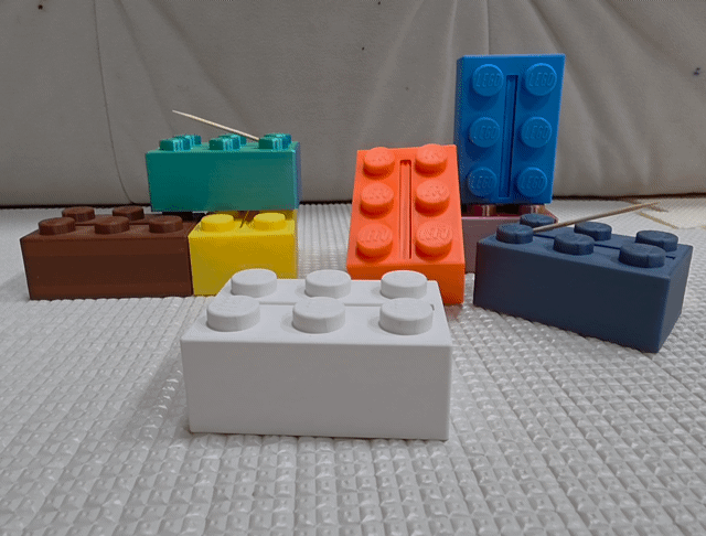 Building Block Toothpick Box (1 Hour Printing)