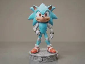 Mecha Sonic - High-Detail Robotic Hedgehog (15cm)