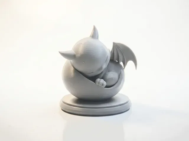 Baby Dragon Sleeping Figurine Chibi 3D Printable — Фото 3 из 5