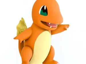 Charmander Pokemon Model; No AMS Needed - Split