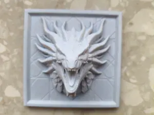 Gothic Dragon Head Wall Art