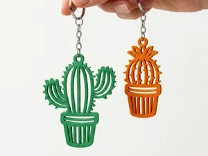 Cactus Keychain Set