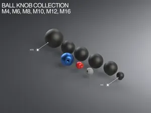 Ball Knob Collection with Threaded Hole M4-M16