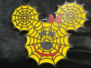 Halloween Minnie Mouse Spooky Spiderweb Decor