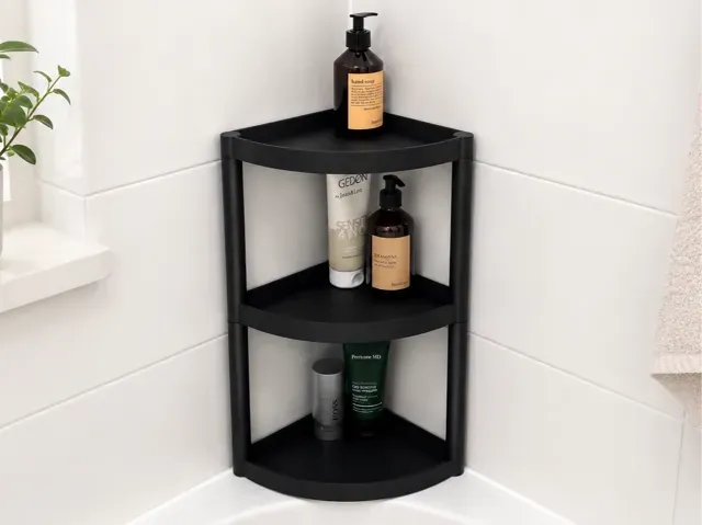 Stackable Modular Corner Shelf
