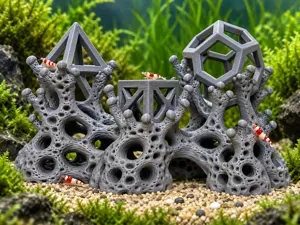Shrimp Habitat Cluster – Aquarium Hideout