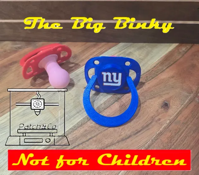 New York Giants Big Binky Pacifier — Image 2 of 2