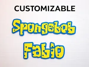 Spongebob Font Customizable