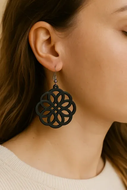 Floral Mandala Earrings — Фото 4 из 4