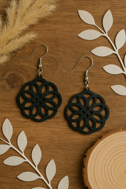 Floral Mandala Earrings — Фото 3 из 4