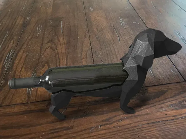 Dog Wine Bottle Holder