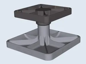 Service stand for rc car 1/8