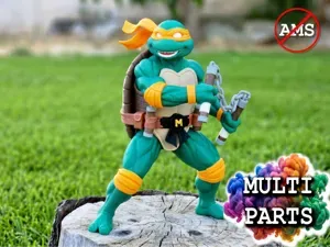 Michelangelo - TMNT (Modular, Ultra-Low Waste)