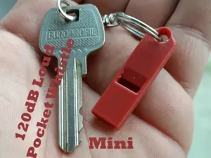 120dB Loud Pocket Whistle Keychain