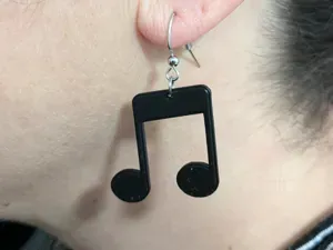 Musical Note Earrings