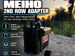 MEIHO 2nd Row Adapter – 3rd Rod Holder/Cup Holder