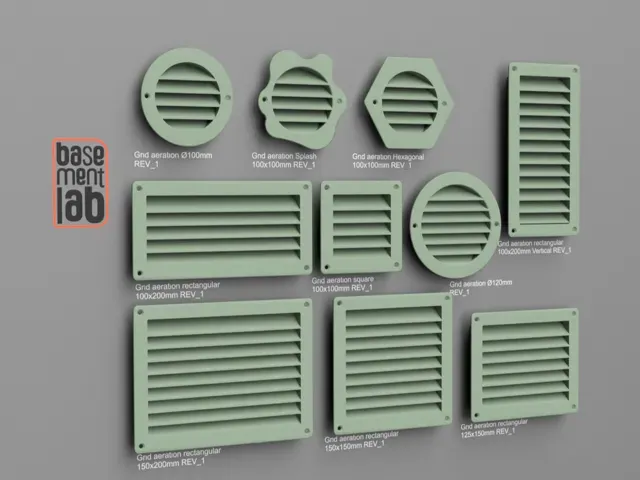 Air Ventilation Grid Parametric / Collection
