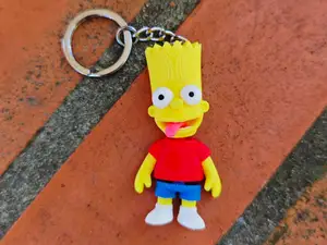 Bart Simpson Mini Flexi Keychain
