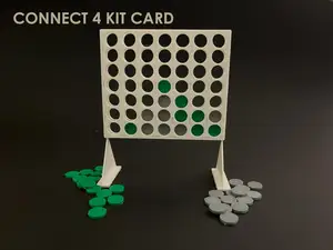 Connect 4 / 4 Gewinnt Kit Card