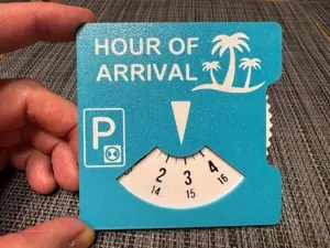 Summer Vibes Parking Clock