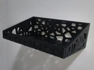 Modern Voronoi Wall Shelf – Decorative Display