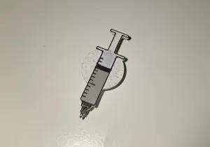 Syringe Crocs charm