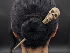 Halloween Skull Hairpin and Decoration
