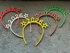 New Year 2026 Headband