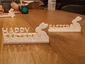 Easter Bunny Decorative Signs – Set of 2