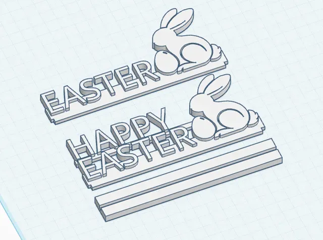 Easter Bunny Decorative Signs – Set of 2 — Фото 5 из 5