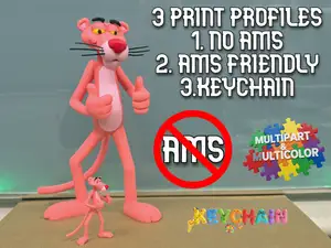 Pink Panther / NO AMS - AMS FRIENDLY - KEYCHAIN