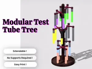 Modular Test Tube Tree Tower