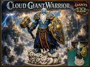 Cloud Giant Warrior: DnD D&D Pathfinder Mini