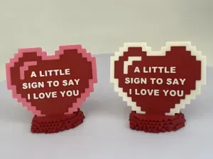 Valentine's Day I Love You Miniature Sign Gift