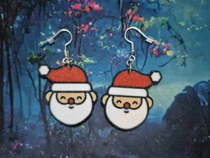 Santa Earrings