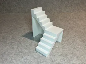 Dollhouse stairs staircase miniature house