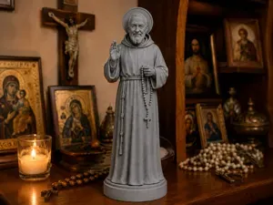 Padre Pio – Saint Pio Statue STL