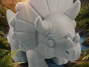 TriceraChou – Dino trop doux à imprimer