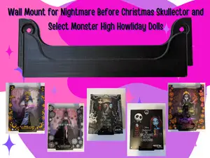 Wall Mount Monster High Holiday & NBC Skullectors