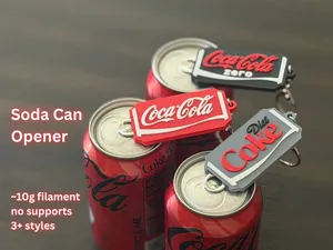 Coca-Cola Can Tab Opener Keychain