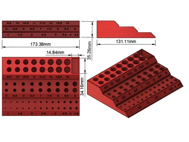 Metric Drill Bit Organizer — Фото 5 из 5