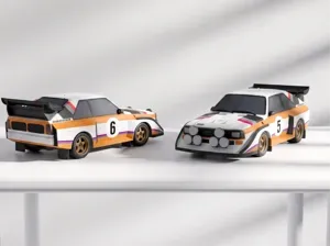 Audi Quattro Classic Rally Car Model