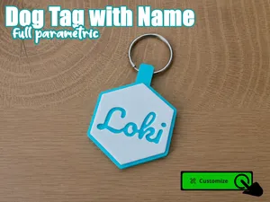 Dog tag with name Generator