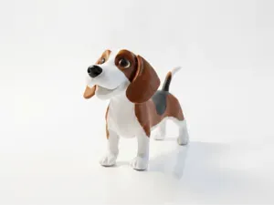 Cute Dog Figurine Chibi Pet 3D Printable