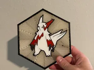 #335 Zangoose Hex Wall Art